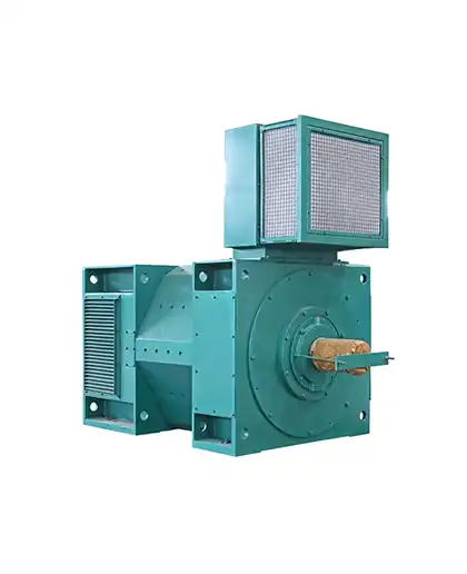 How is a 1000 kW DC motor used in a steel plant?